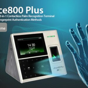 Pointeuse ZKteco uFace800 Plus. Faciale, Digital et carte RFID