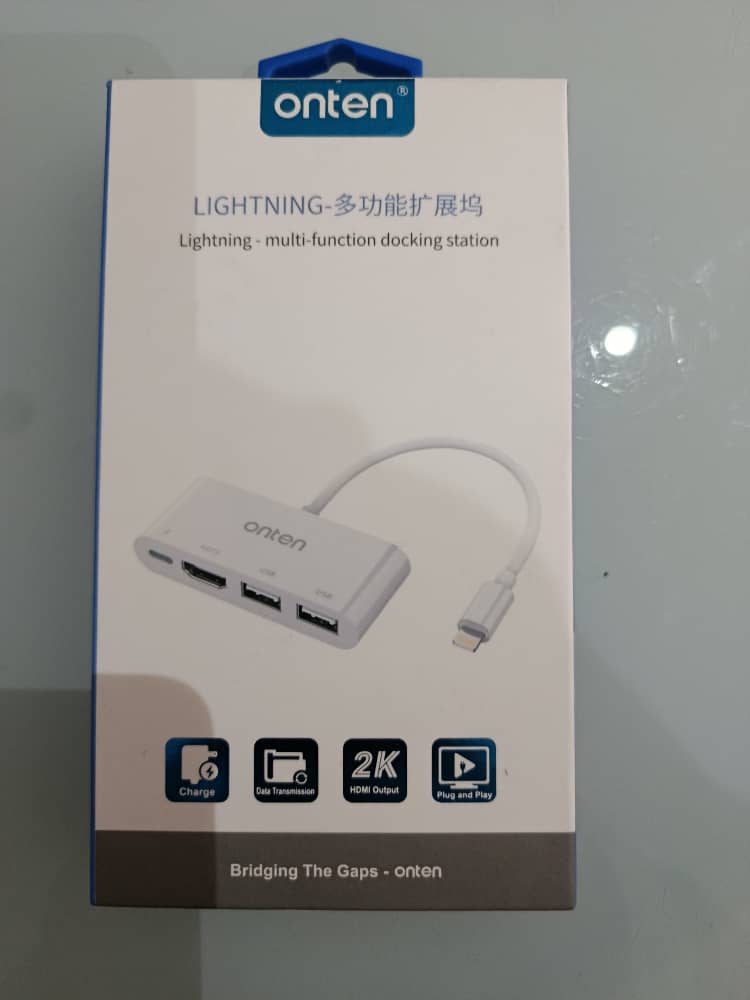 ✨Adaptateur Multifonction Onten Lightning 4-en-1 ✨