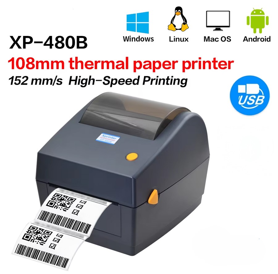 🖨️ IMPRIMANTE THERMIQUE BORDEREAUX DE LIVRAISON XPRINTER XP-480 BLUETOOTH
